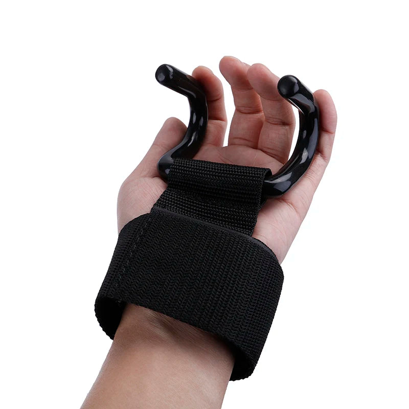 Hook Grips Straps Weight Lifting