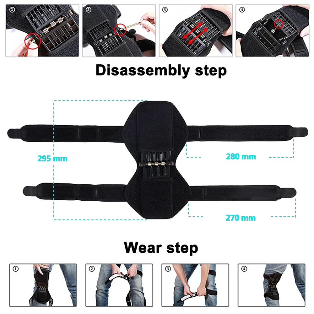 Knee Protector Support Non-Slip Power Lift