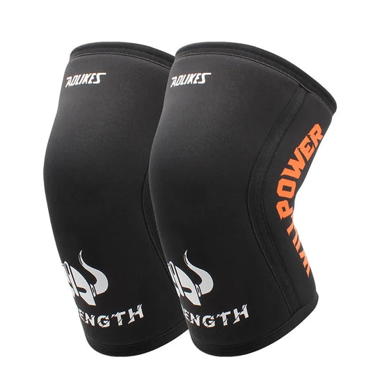 1 Pair 7mm Kneepads Compression Weightlifting