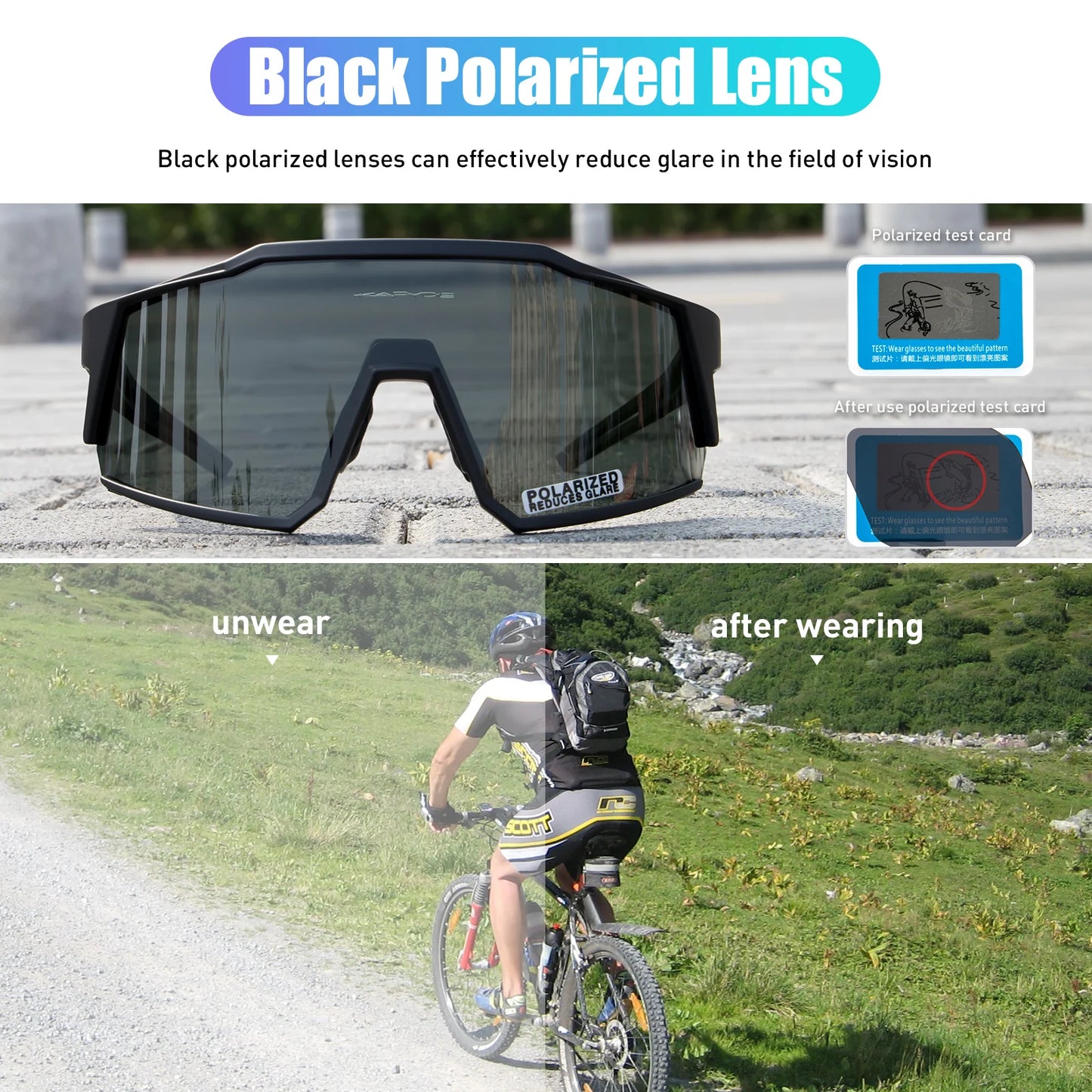 Polarized Running Glasses Mountain