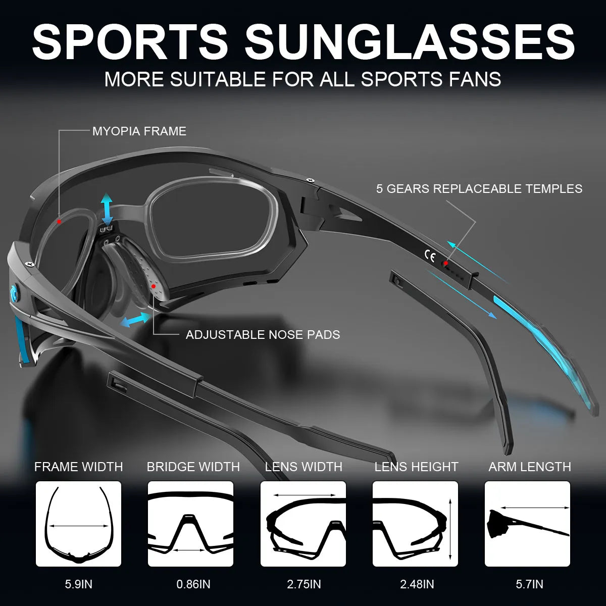 Running  Glasses Protection Eyewear