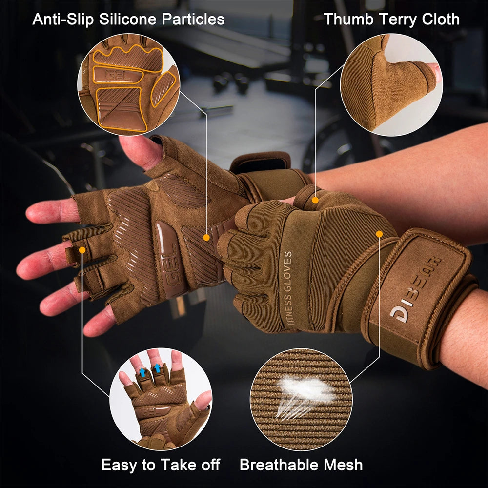 1 Pair  Gloves for Men Women Weightlifting